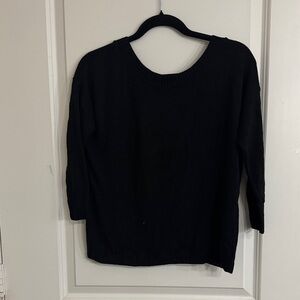 Express Classic Black Scoop Neck Sweater